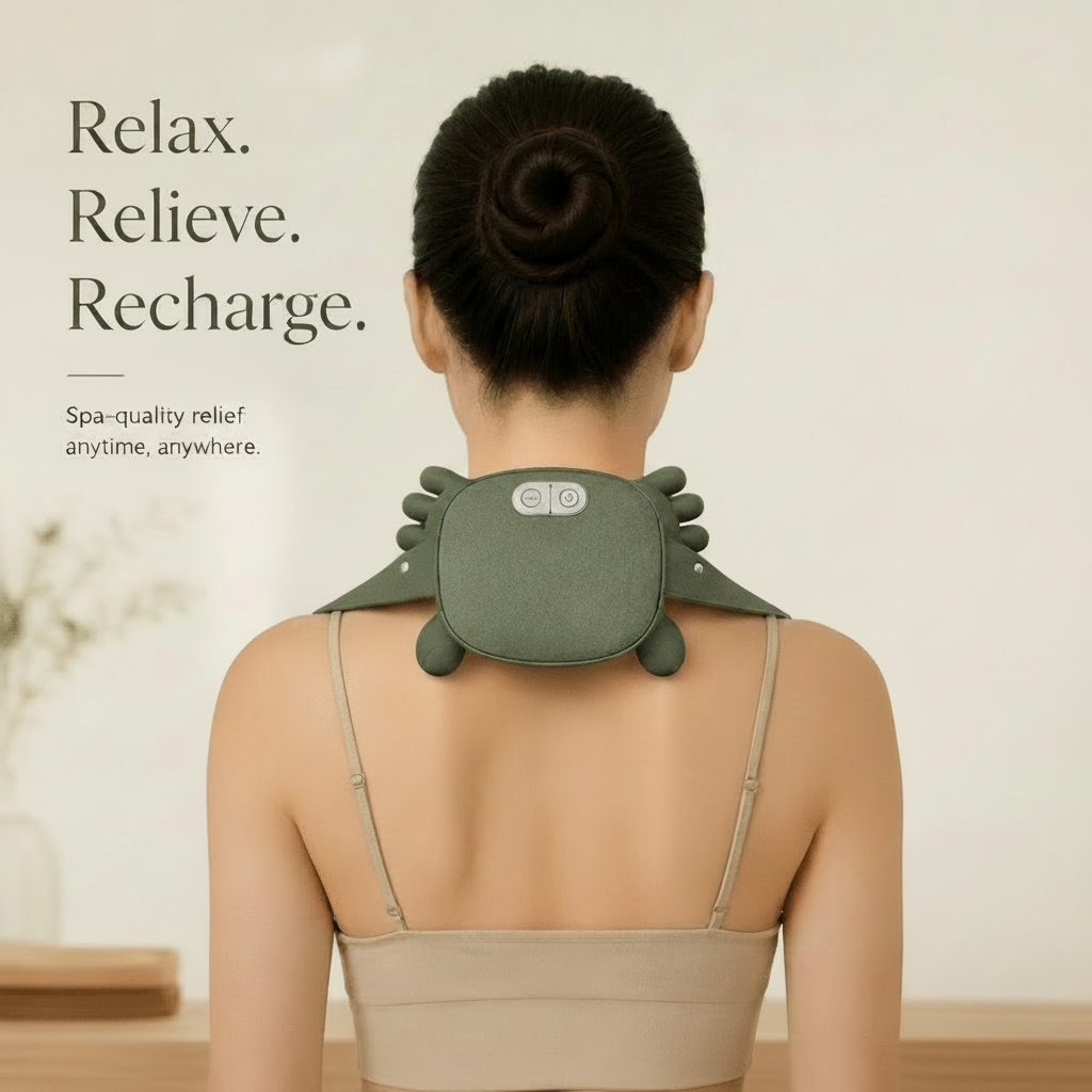 Cordless Neck and Shoulder Massager with Heat | VELTRO - VELTRO